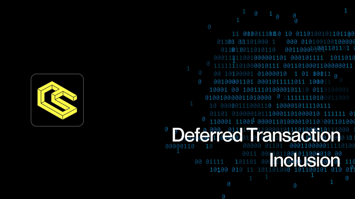 Improving Web3 UX: Deferred Transaction Inclusion