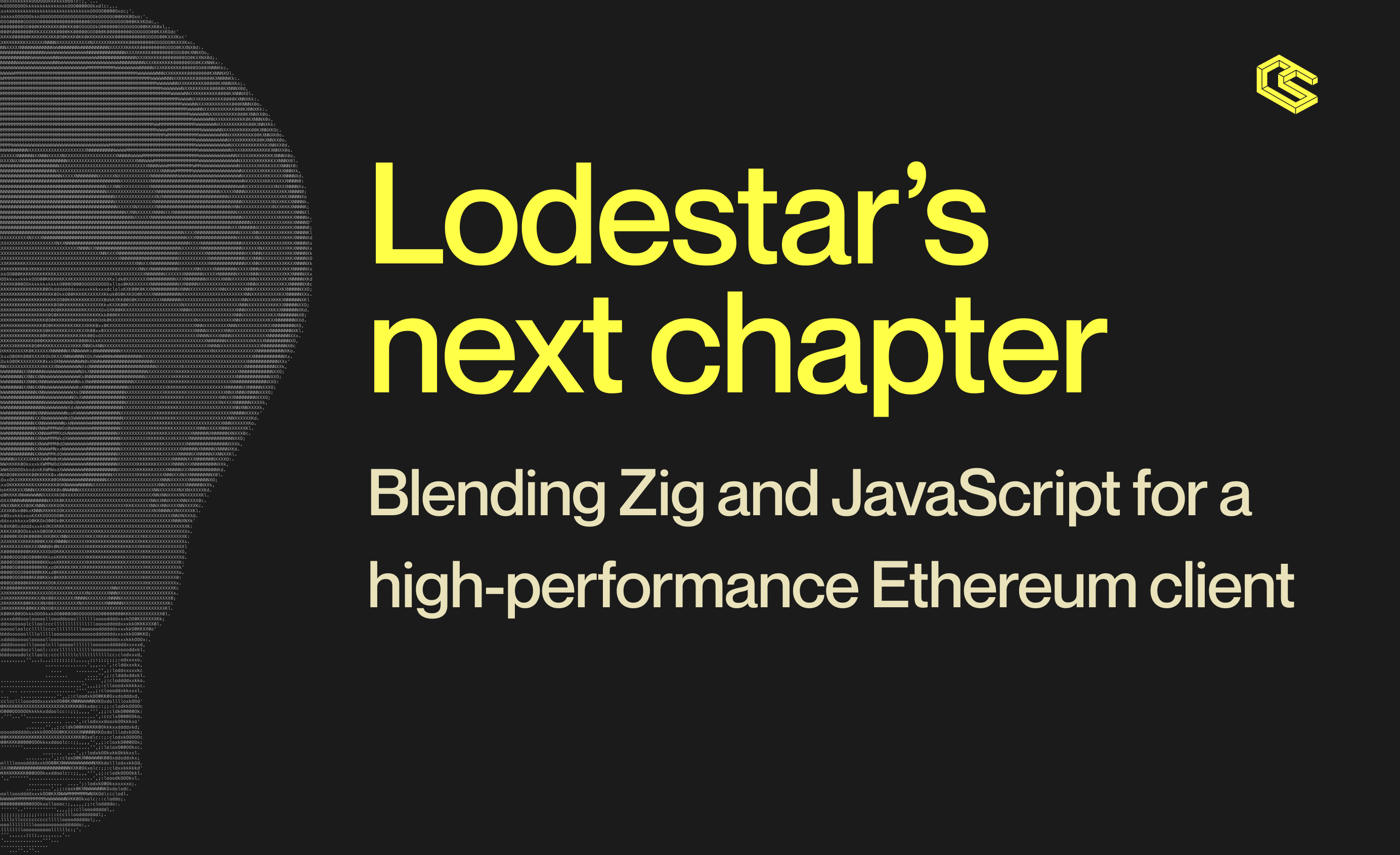 Lodestar’s next chapter: Blending Zig and JavaScript for a high-performance Ethereum client