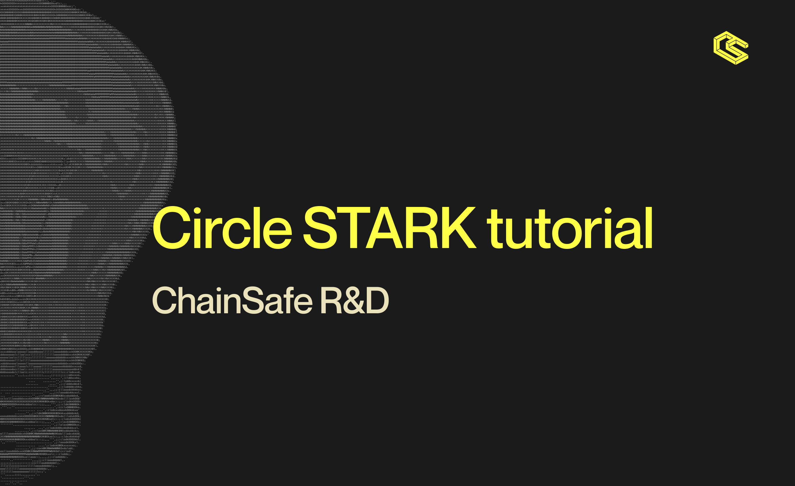 (Yet another) Circle STARK tutorial