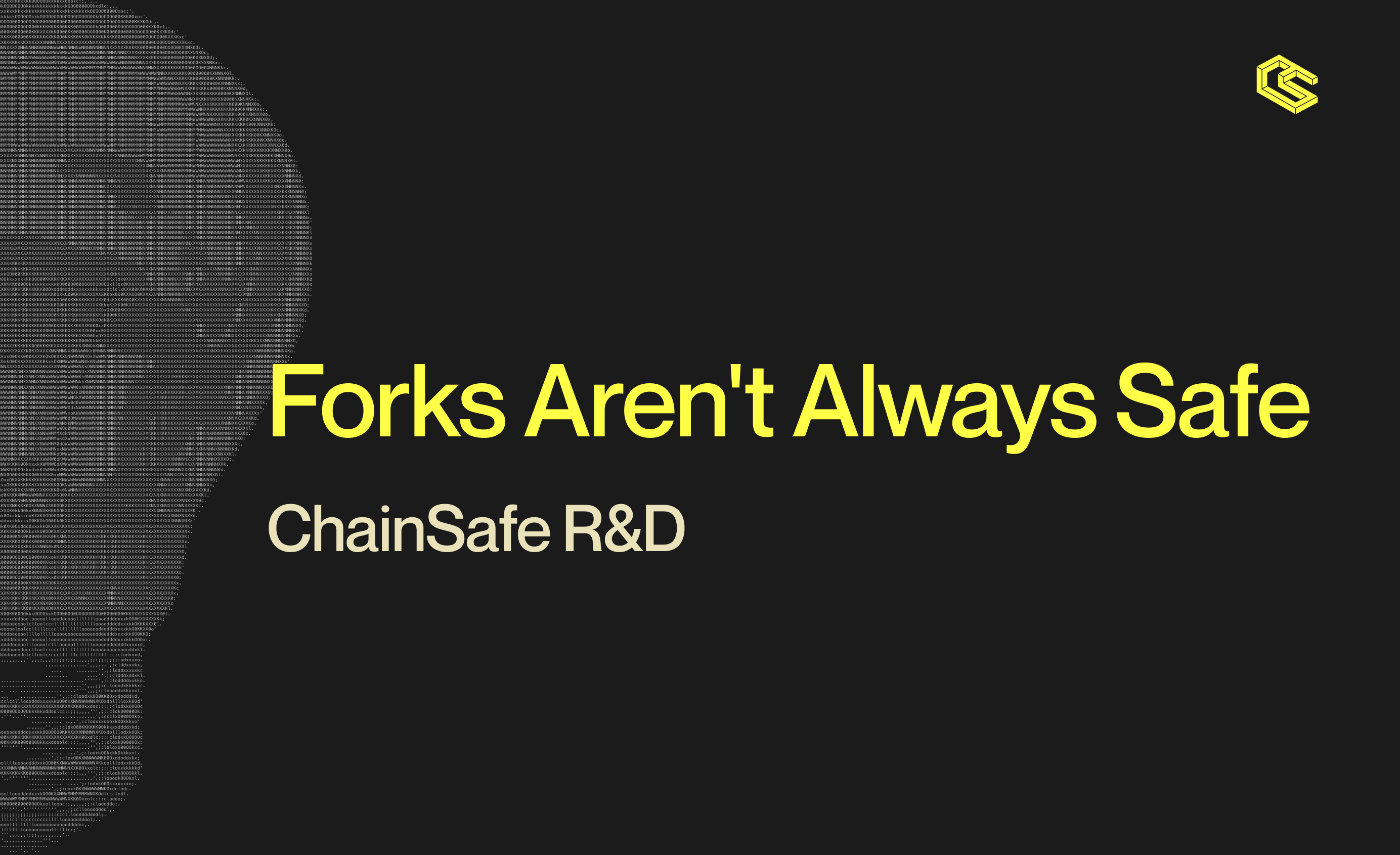 Forks Aren't Always Safe