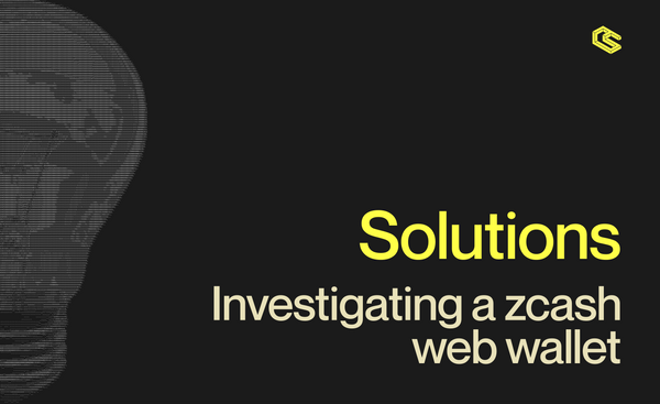 Investigating a Zcash Web Wallet