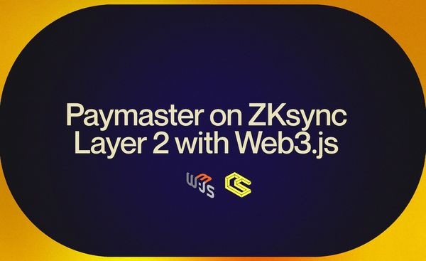 Paymaster on ZKsync Layer 2 with Web3.js